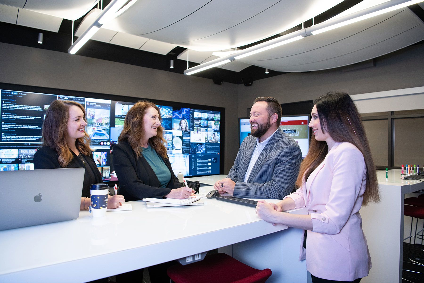 Boman, Ritchart, VanDyke and Britt discuss their work